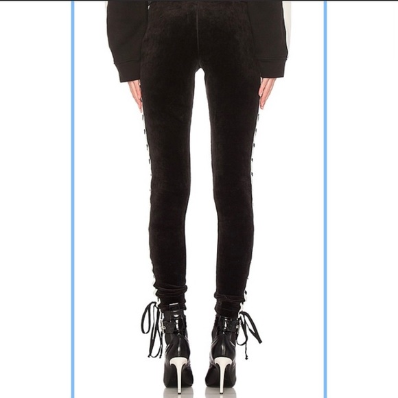 NEW Fenty by PUMA velour lace up leggings - medium. No tags. - Picture 4 of 8